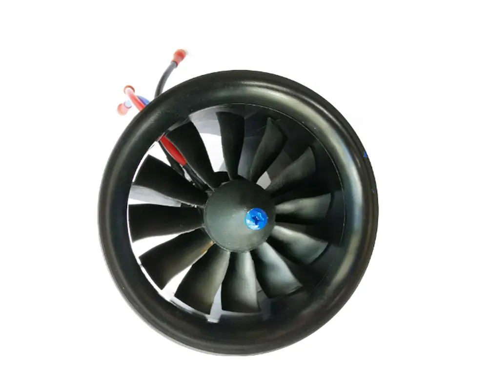 Hobbyhh 50A ESC 64 мм EDF плоскость вентилятора с 11 лезвиями рифленый вентилятор 3500KV мотор