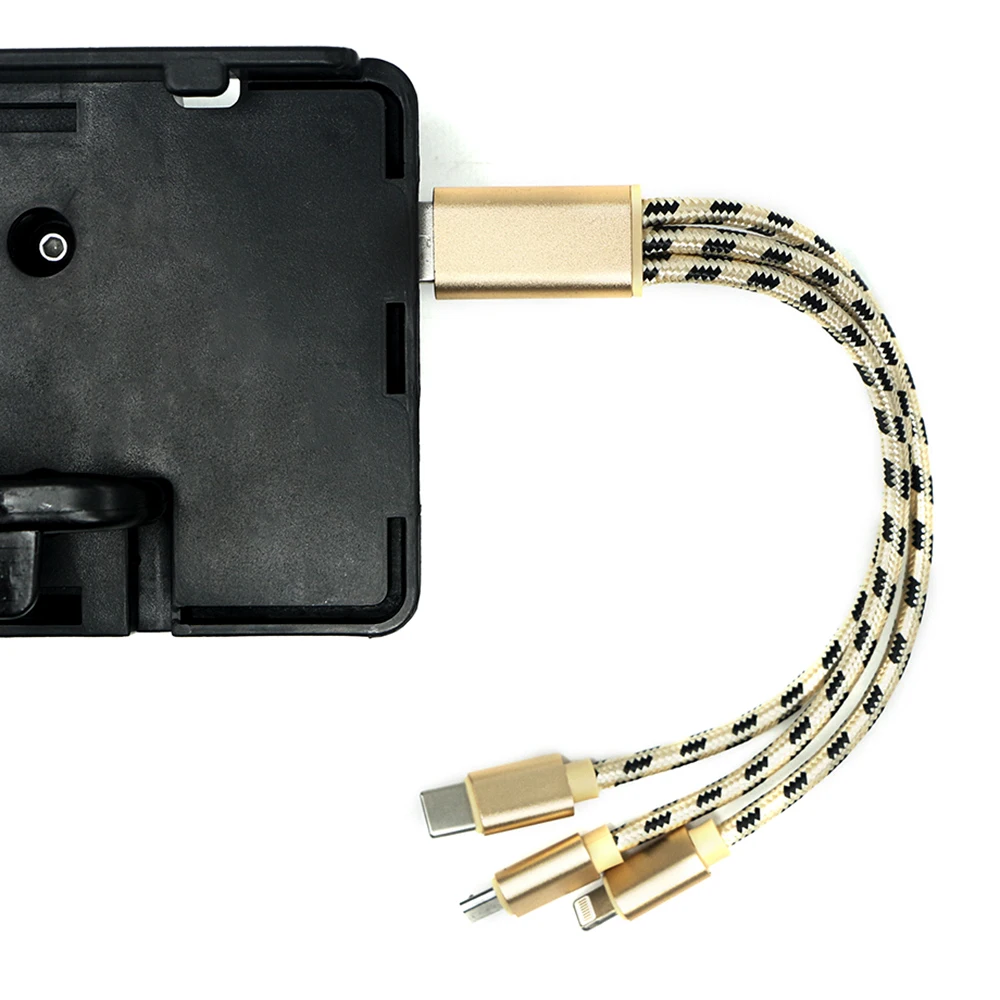 Мобильный телефон навигационный кронштейн для мотоцикла с USB зарядкой 12 мм