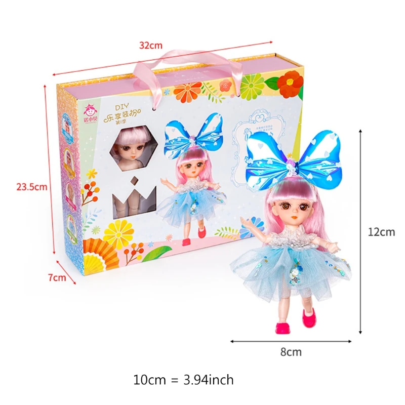 

Handmade Art Crafts Accessories Princess Doll DIY Material Kit Educational Toys