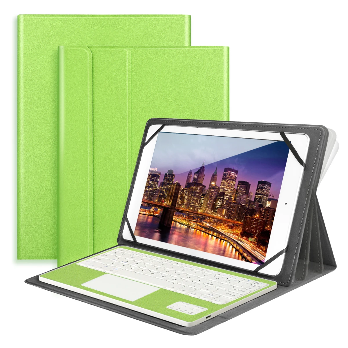 case with keyboard Чехол-подставка с клавиатурой Bluetooth для samsung Galaxy Tab A Tab S 9," 10,1" 10," дюймов, универсальный IOS Android Windows - Цвет: case with keyboard