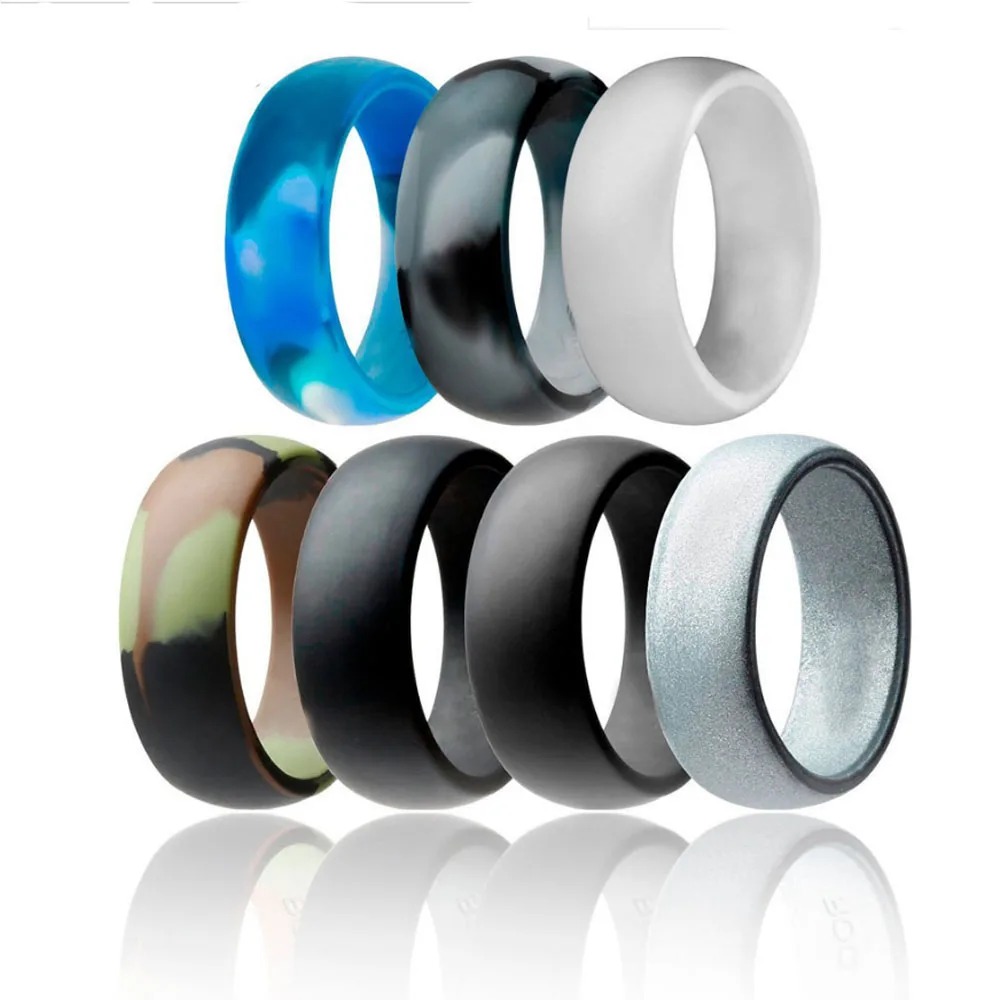 6 12 Размер Гипоаллергенное для кроссфита гибкие резиновые кольца 8 мм пищевой