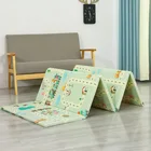 Водонепроницаемый ковер, детский складной игровой коврик для малышей, толщиной 1 см, мягкий коврик для ползания, пеноматериал XPE, обучающие игры, безвкусное одеяло