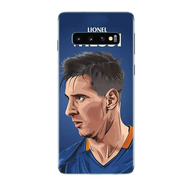 Футбол звезда номер десять силиконовый чехол для samsung Galaxy S8 S9 J4 J6 A8 A6 Plus+ J8 A7 A9 Примечание 10 Pro 9 8 S6 S7 край