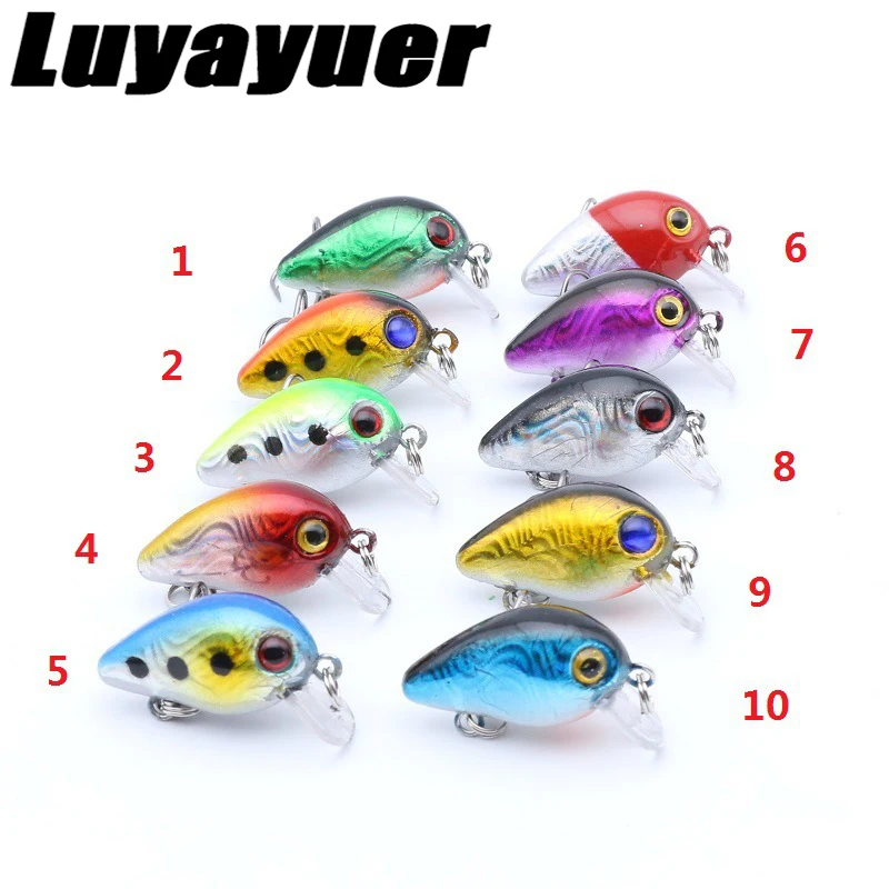 

Мини-воблер, кренкбейт, приманка для рыбной ловли, 1,6 г, 2,6 см, маленькая жирная приманка, искусственная приманка, жесткая приманка, искусстве...