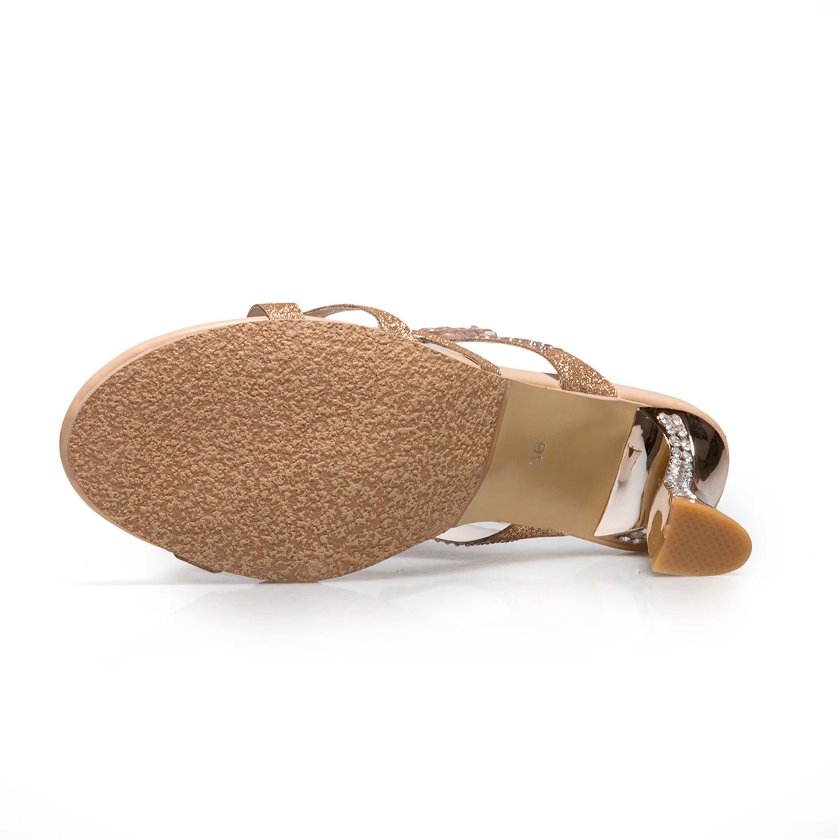 

Women crystal heel slippers Bohemia Ladies Summer Fashion High Heels Open Toe Strange Heels Female Slippers Large Size 34-46