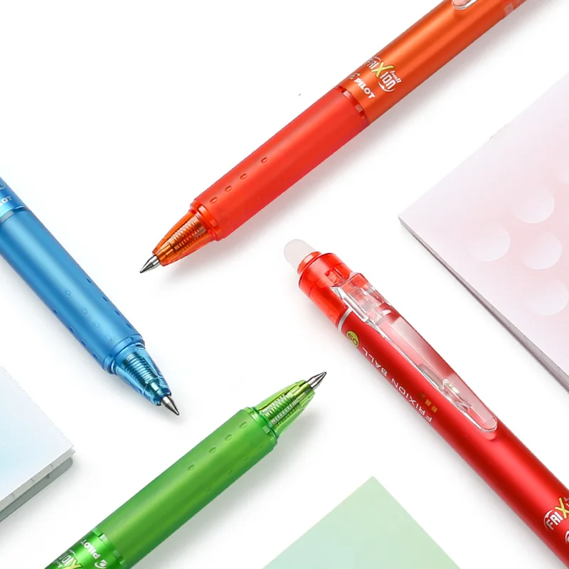 Оригинальные стираемые гелевые ручки Pilot FriXion Clicker 0 5 мм точка черного синего