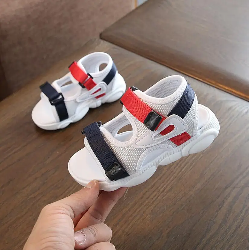 Детские модные спортивные сандалии детские удобные летняя новая пляжная обувь