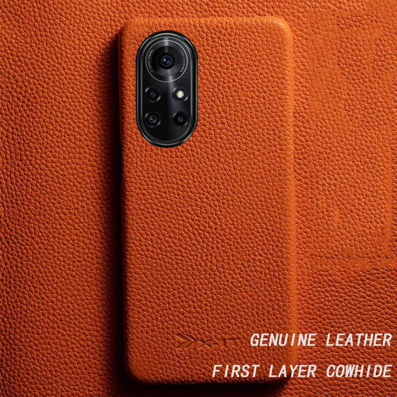 Leather half-pack phone case for huawei nova 8 nova 8 SE 8 Pro nova 7 7 Pro nova 6 6 SE nova 7 SE Lychee pattern dirt-resistaf