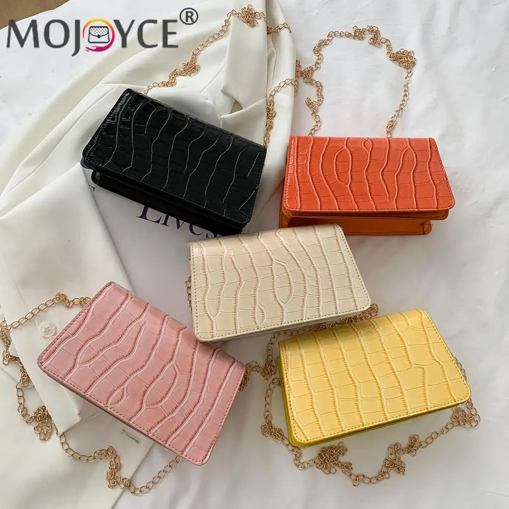 

Маленькие женские сумки через плечо с узором под камень, простые сумки через плечо из искусственной кожи, элегантная женская Стильная мален...