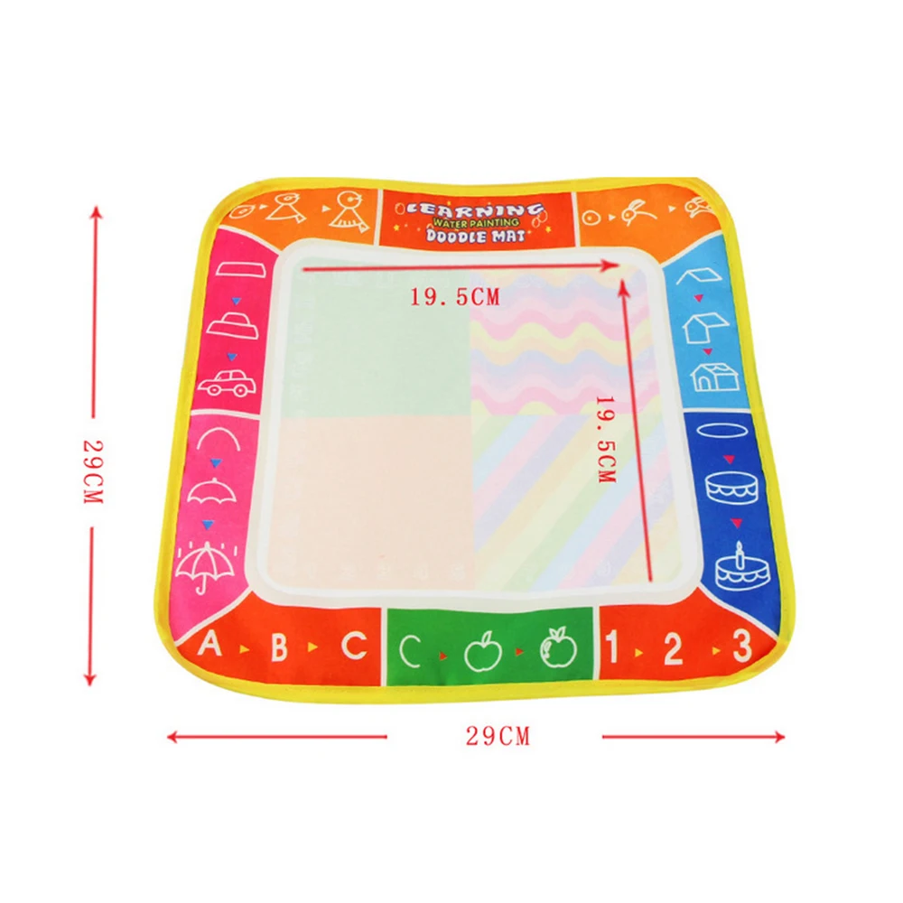 29*29 см водный коврик для рисования доска ткань игрушки детей Живопись Написание