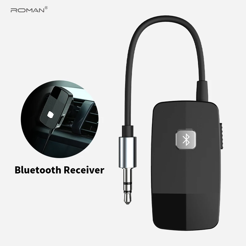 Римский Bluetooth 4 1 приемник и передатчик беспроводной адаптер аудио с 3 5 мм AUX для