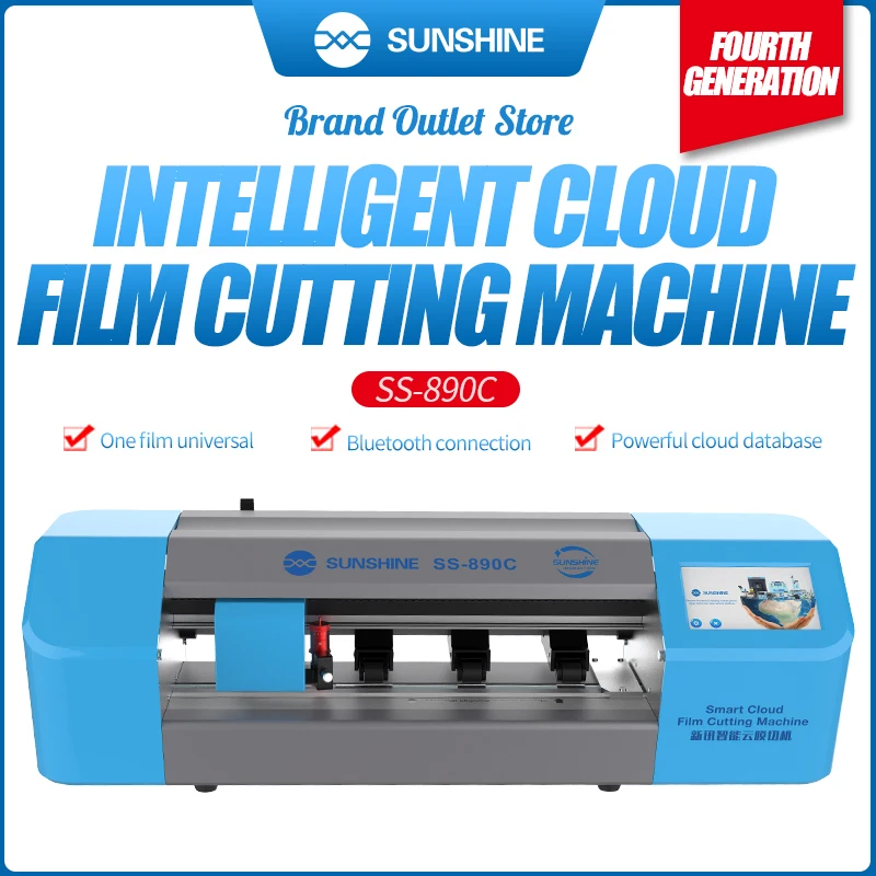 SUNSHINE ss 890c автоматическая машина для резки гибкий гидрогель пленка сварочный