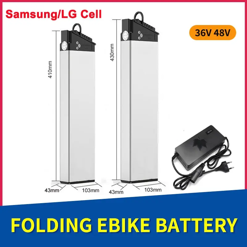 

Ebike Lithium Battery Pack 48V 12.8Ah 36V 14.5Ah 17.5Ah For Samebike LO26 20LVXD30 Lectric Xp Electric Folding Bicycle Batteria