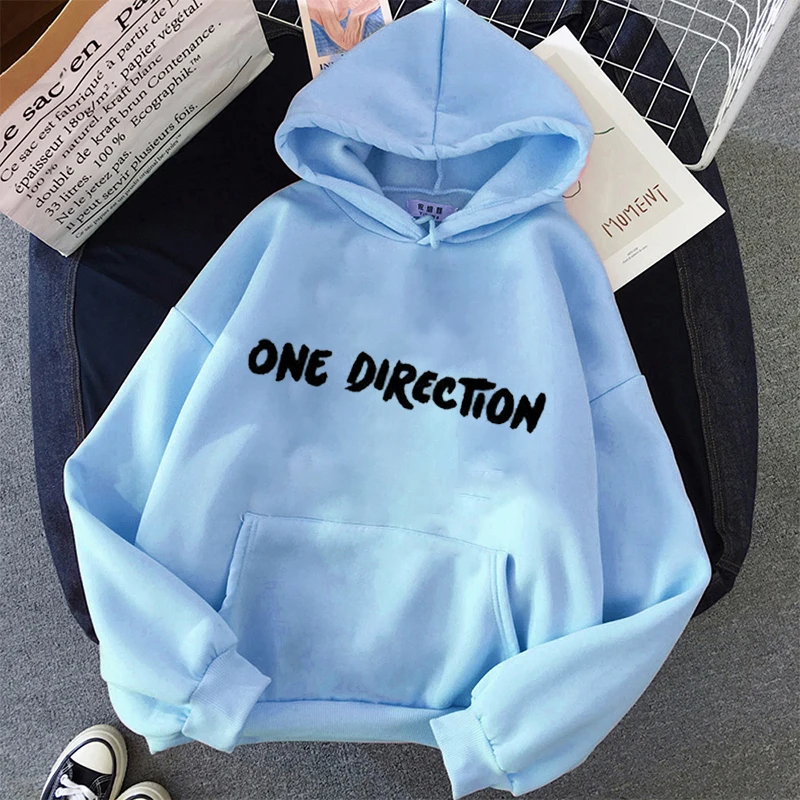 Новинка 2020 Женский пуловер с надписью Graphic One Direction Merch Harajuku свитшот капюшоном