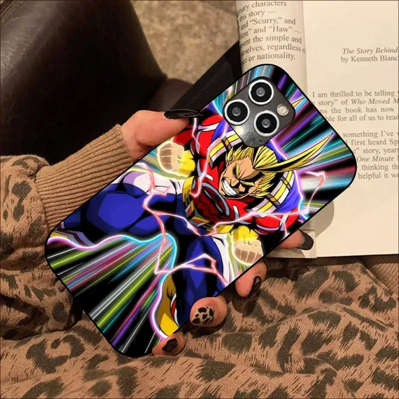 

All Might One For All Boku no My Hero Academia Phone Case for iPhone 8 7 6S Plus X 5S SE 2020 XR 11 12 mini pro XS MAX