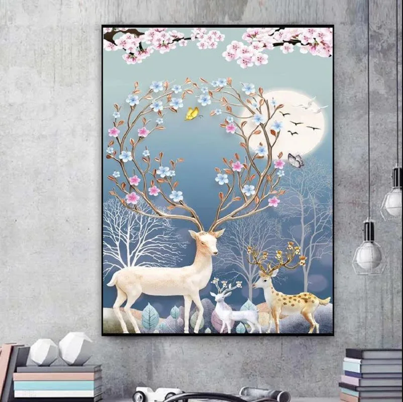 Алмазная живопись Elk вышивка крестиком новинка 2021 для гостиной столовой