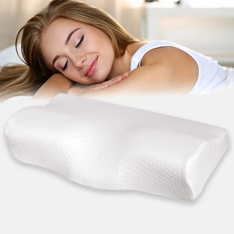 

1pcs Orthopedic Latex Magnetic 50*30CM White Color Neck Pillow Slow Rebound Memory Foam Pillow Cervical Health Care Pain Release