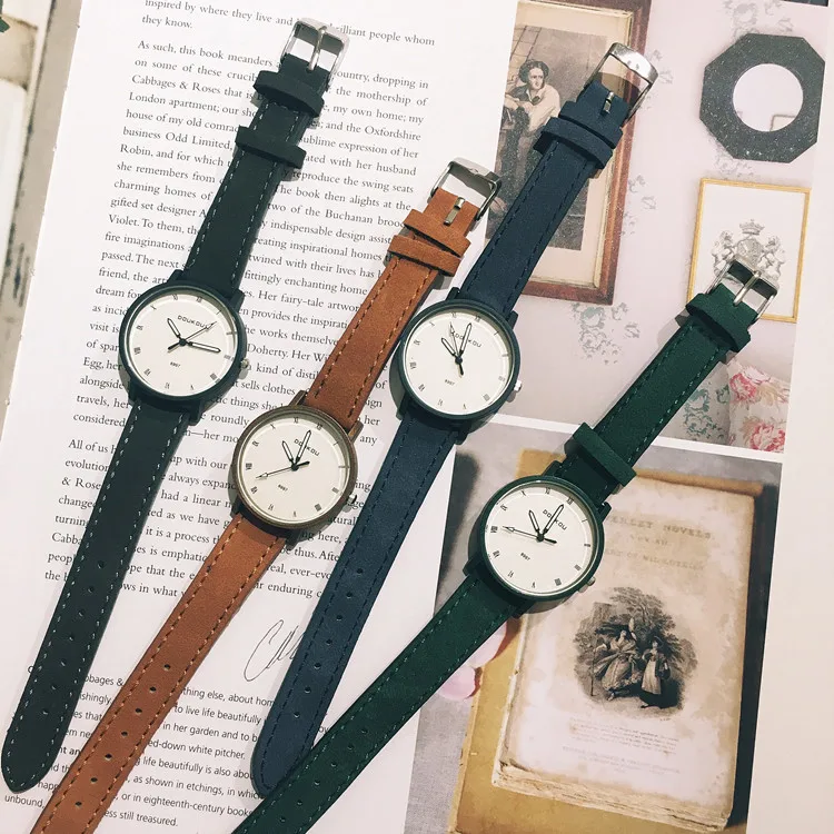 

2018 brand new DOUKOU brand casual fashion leather watch quartz watch