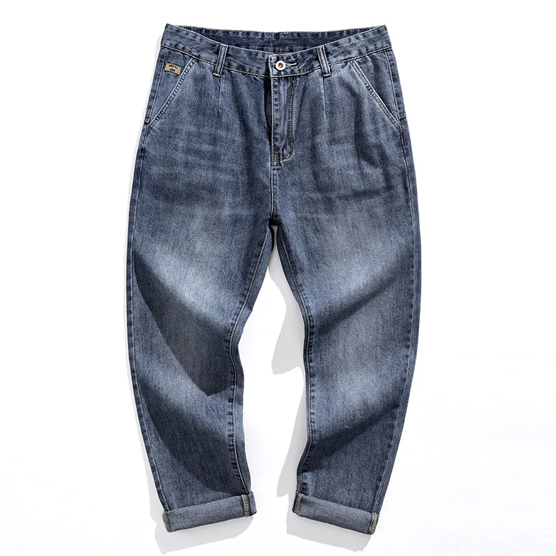 

Jeans Men's 2021 Spring/Summer New Trendy Brand Men's Casual Jeans Korean Slim