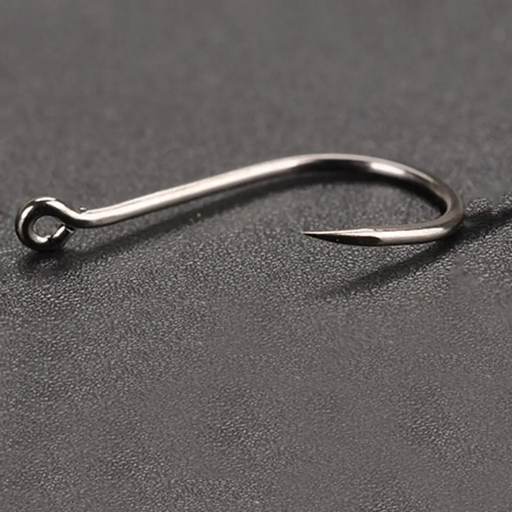 

80% Hot Sale 200Pcs Strong Carbon Steel Sharp Single Fish Fishing Hooks Bait Tackle Tool
