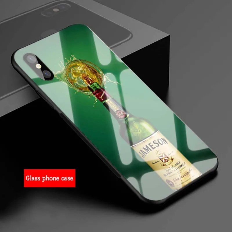 Jameson Irish Whiskey закаленное стекло телефон чехол для iPhone 6 6plus 7 7 plus 8 8plus 5 5S SE X XS XR XS Max - Цвет: B19071108-12.jpg