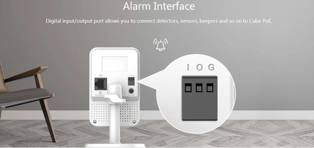 Беспроводная ip камера Dahua Imou Cube POE 2 МП Wi Fi H.265 поддержка SD карты 256 ГБ встроенный