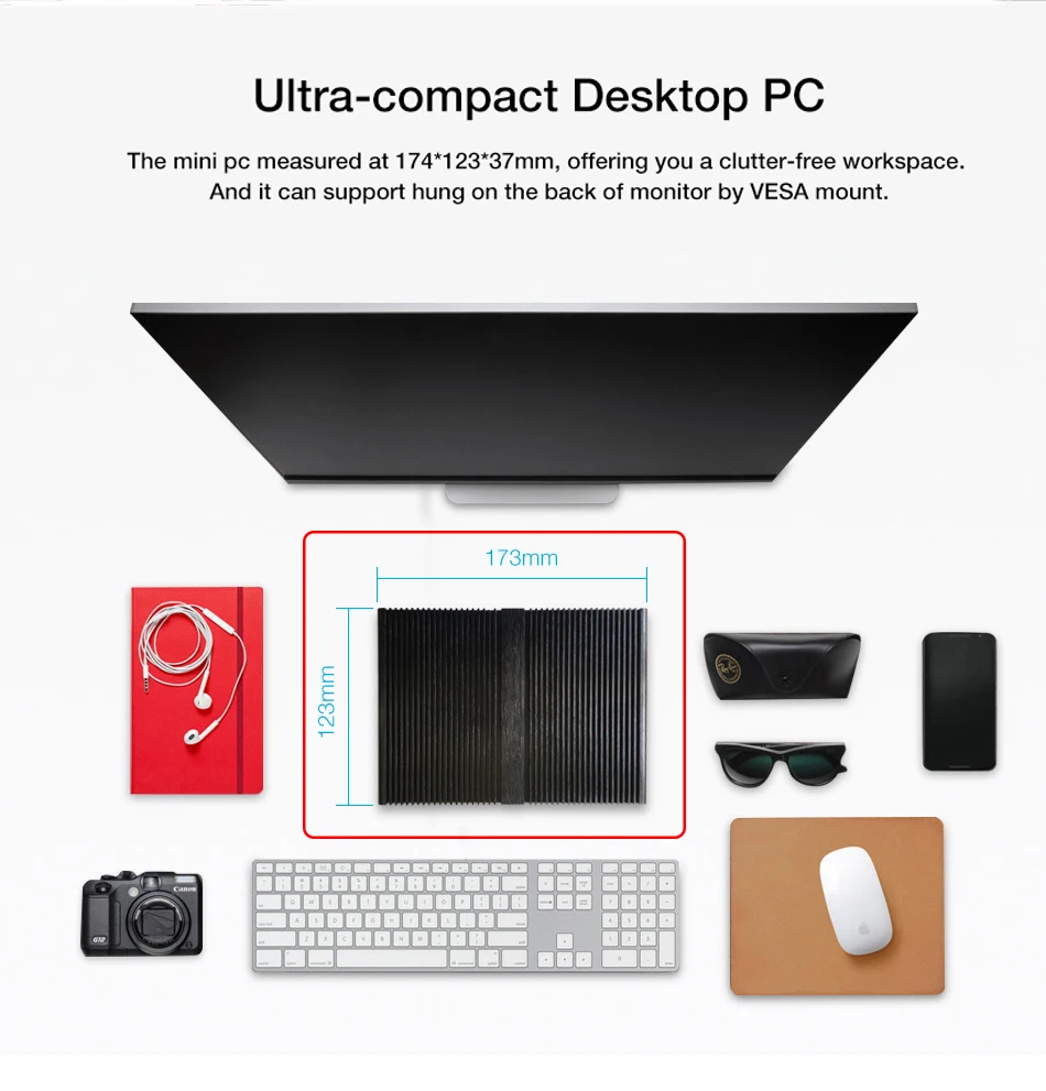 Мини компьютер XCY Celeron J1900 N2930 Windows 7 /10 VGA HDMI Wifi USB3.0 N2808 микро Безвентиляторный
