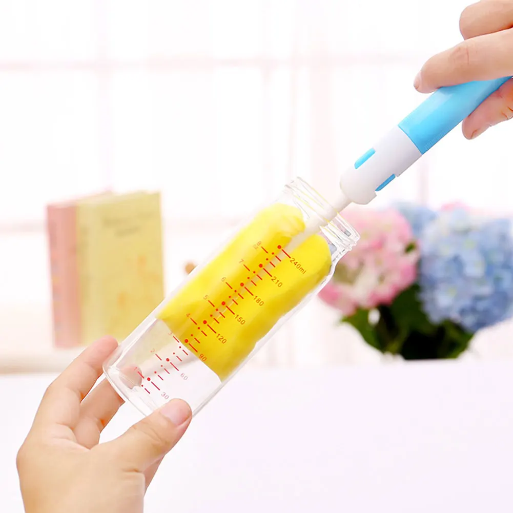 4 шт./компл. практичная портативная губка для новорожденных бутылочка молока