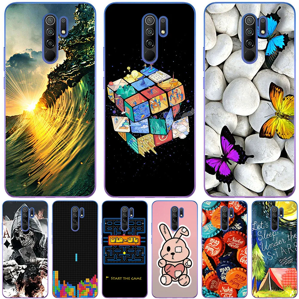 

For Xiaomi Redmi 9 Global India 9A 9C 9i 2020 Phone Cases Back Cover Protective Cute Fundas Luxury Coque Bags Free Shipping