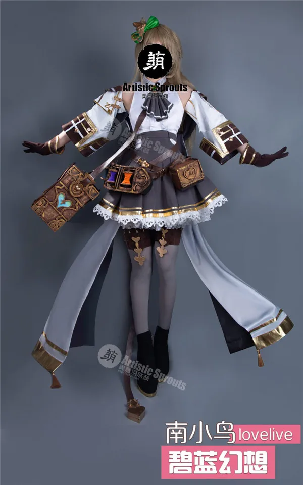 

Аниме Lovelive Blue fantasy Minami Kotori милое женское платье полный комплект A