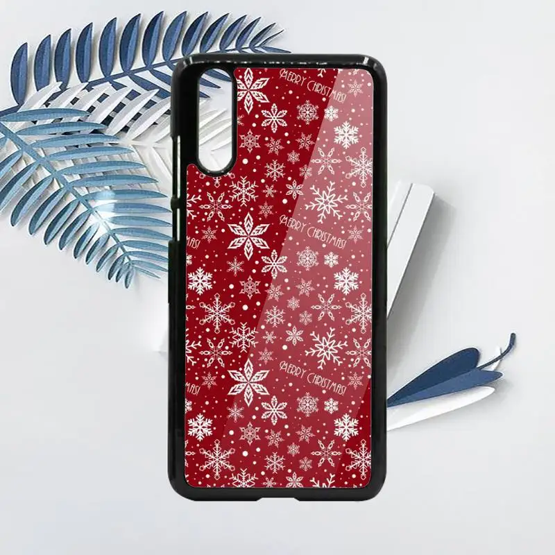 

Happy New year christmas design Phone Case PC For Samsung galaxy S note 8 9 20 10 e lite2019 plus pro ultra