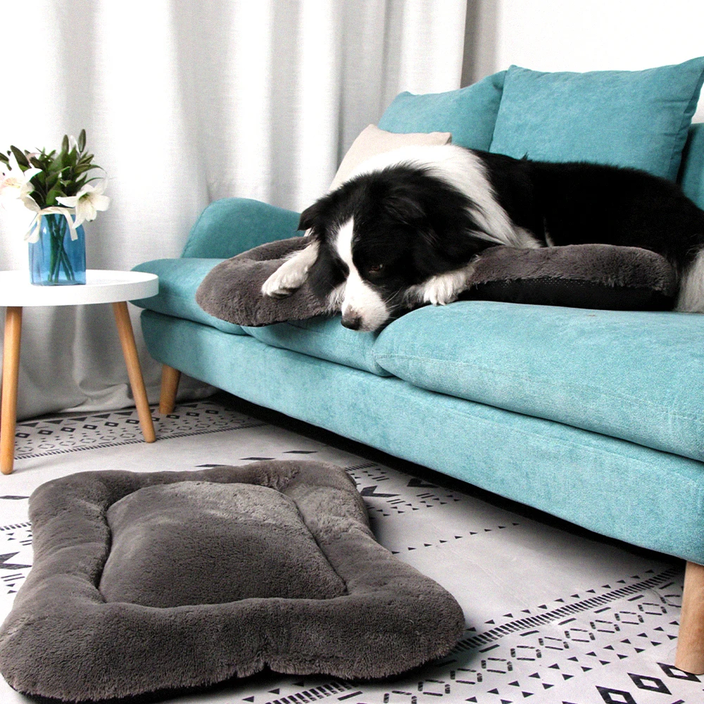Кровать для домашних питомцев кровать больших и средних собак пушистая удобный