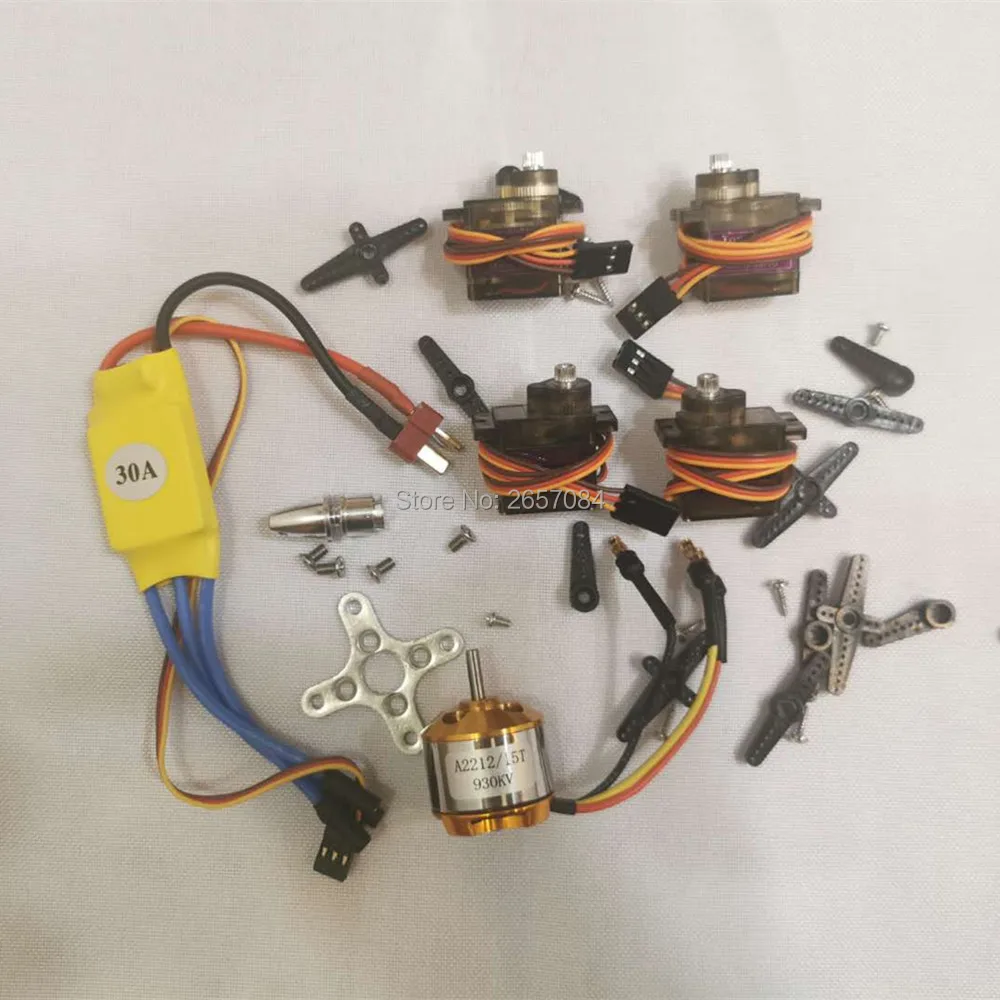 A2212 2212 930Kv бесщеточный двигатель 30A ESC Мотор крепление 1060 пропеллер MG90 9G микро