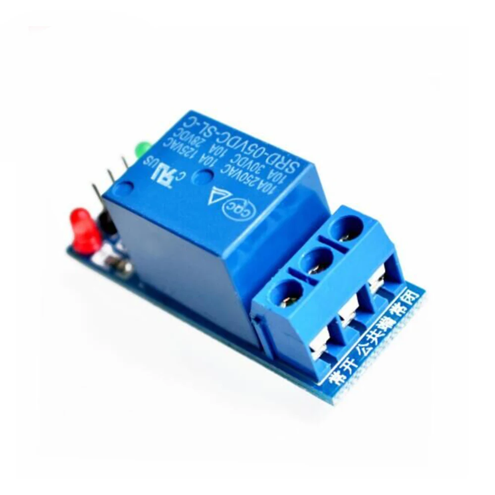 

1Pcs 1 Channel Relay Module Interface Board Shield For Arduino 5V/12V Low Level Trigger DC AC 220V