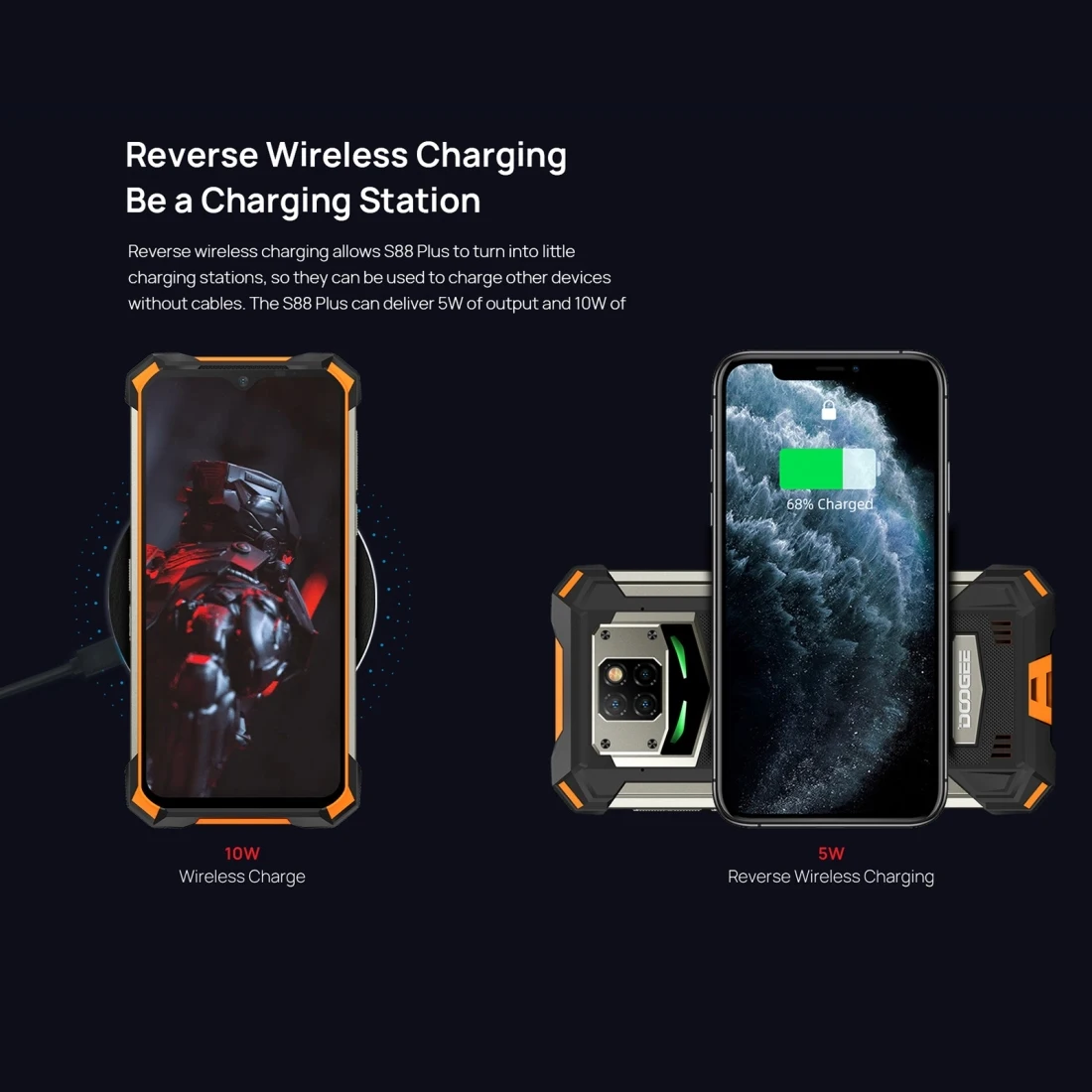 Смартфон DOOGEE S88 Plus на Android 10 восемь ядер экран 128 дюйма 8 ГБ + 6 3 ГБ|Смартфоны| |