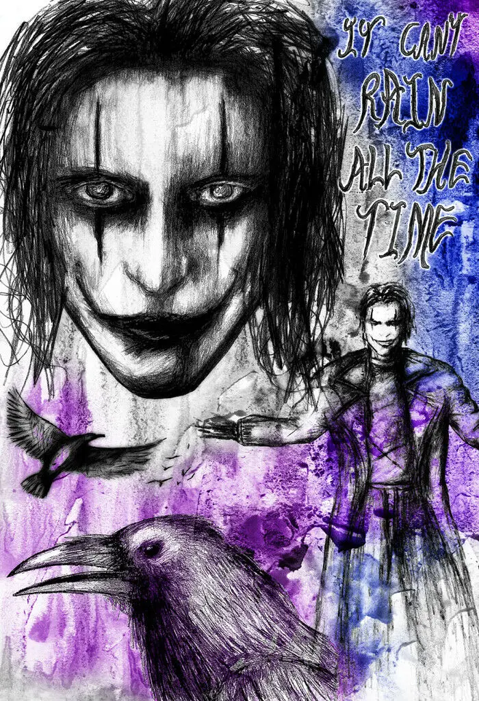 

Ворона «It Can't Rain All The Time» Художественный Шелковый плакат с принтом 24x36 дюймов