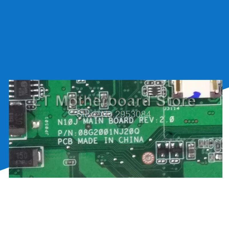 Системная материнская плата для For Asus N10J системная ноутбука протестированная S-4 |