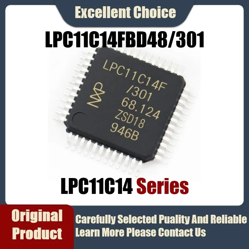 

Оригинальный аутентичный микроконтроллер LPC11C14FBD48/301, упаковка 2-10 шт./лот, фотоконтроллер 8 бит, MCU LPC11C14FBD48 LPC11C14F