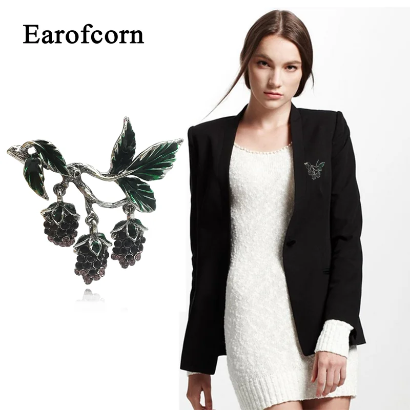 Earofcorn цветная тонкая трехмерная брошь в стиле ретро с цветком и воротником Для