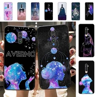 outer space planet stars moon spaceship phone case for vivo y91c y11 17 19 17 67 81 oppo a9 2020 realme c3