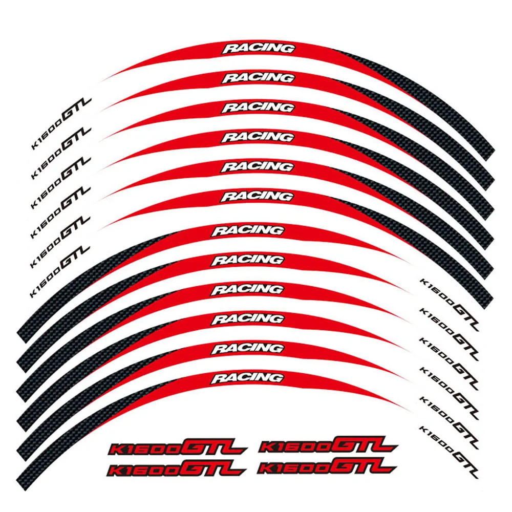 

Передний + задний обод колеса внешние Светоотражающие Водонепроницаемые наклейки полосы для BMW K1000GTL