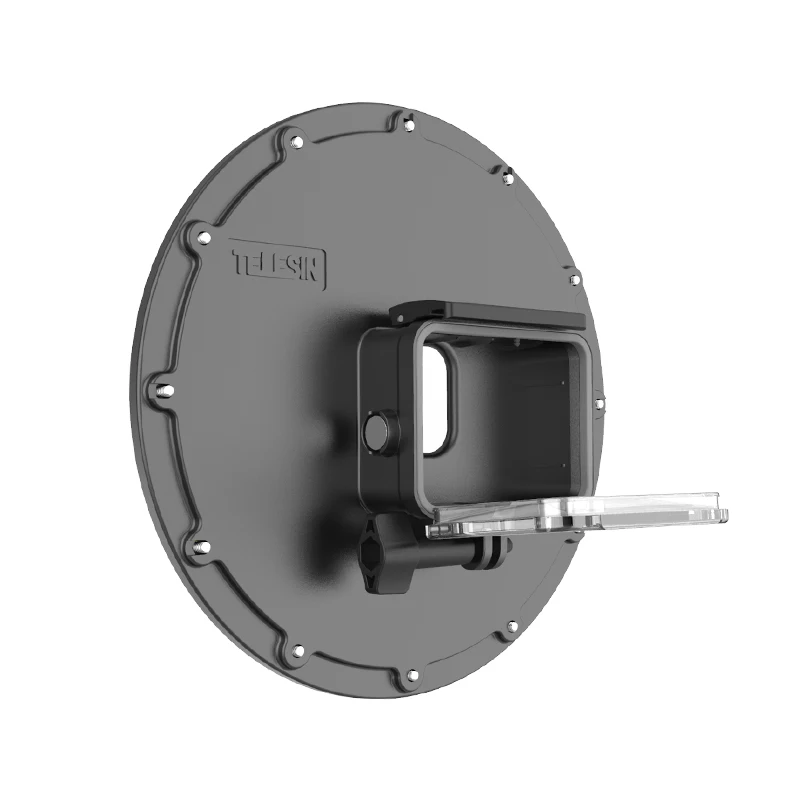 Купольный порт TELESIN 6 дюймов водонепроницаемый корпус 30 м для GoPro Hero 8 Black с сумкой