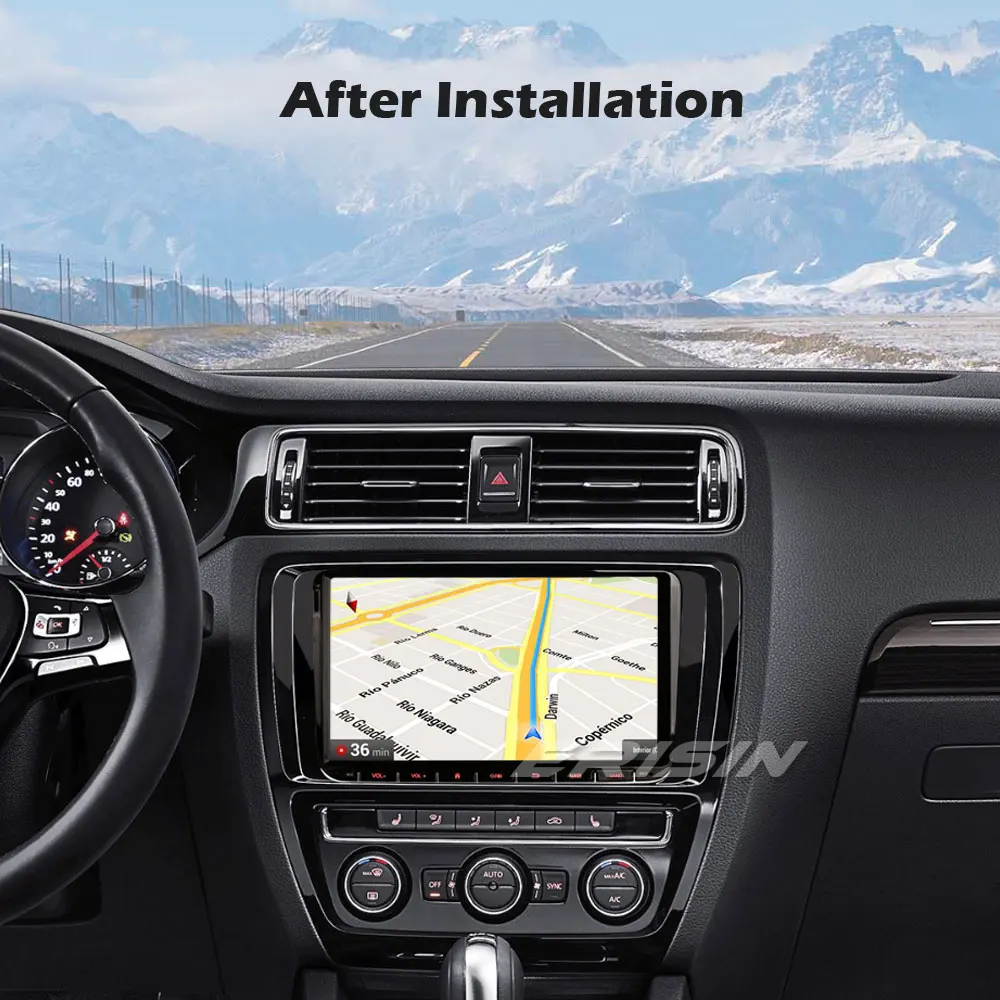 Erisin 4291 9 &quotAndroid 10 0 DAB DSP CarPlay GPS WiFi 4G TPMS DVR автомобильное стерео для VW Seat Skoda Golf Passat Polo