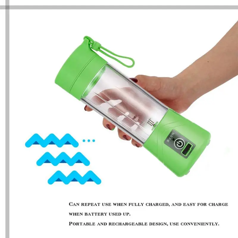 380 мл USB перезаряжаемая соковыжималка чашка сока цитрусовый блендер лимонные