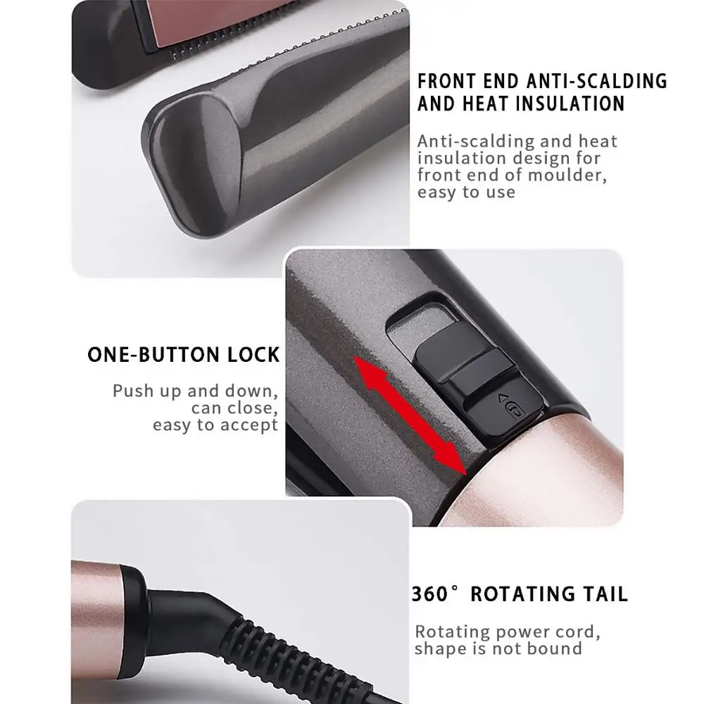 Выпрямитель для волос щипцы завивки керамический витой плоский утюг всех типов с