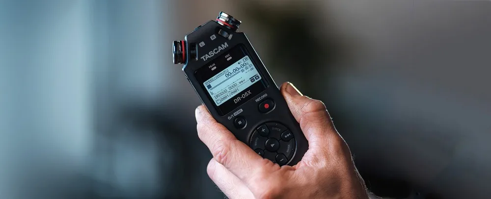 Tascam DR-05X обновленная версия DR-05 Профессиональный диктофон Мини USB цифровая записывающая ручка