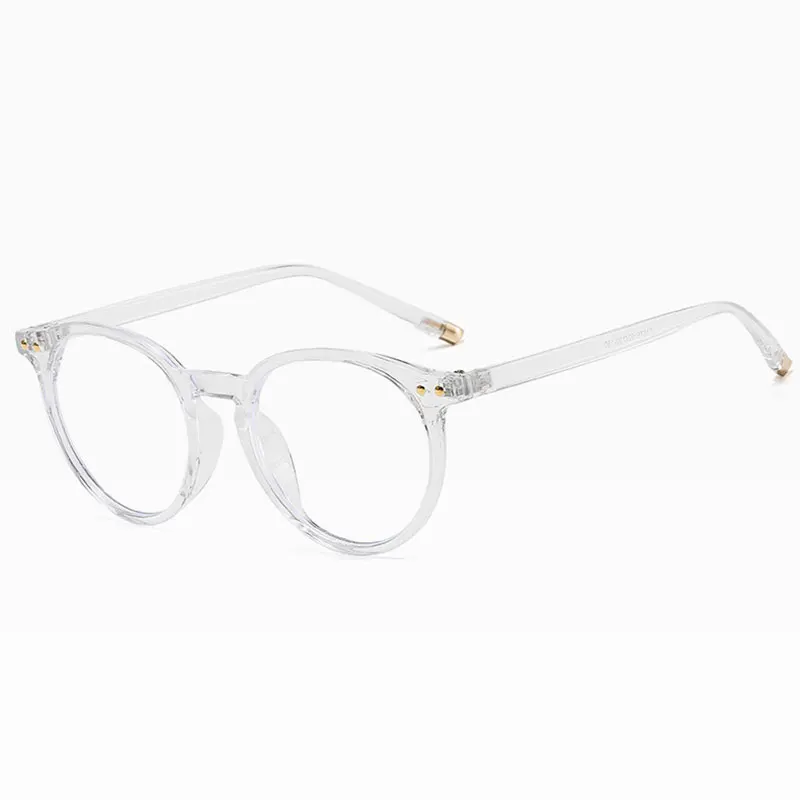 

Fashion New Arrival Anti-Blue Ray Spectacles Unisex Plastic Frame Glasses Round Eyewear Full Rim Hot Selling