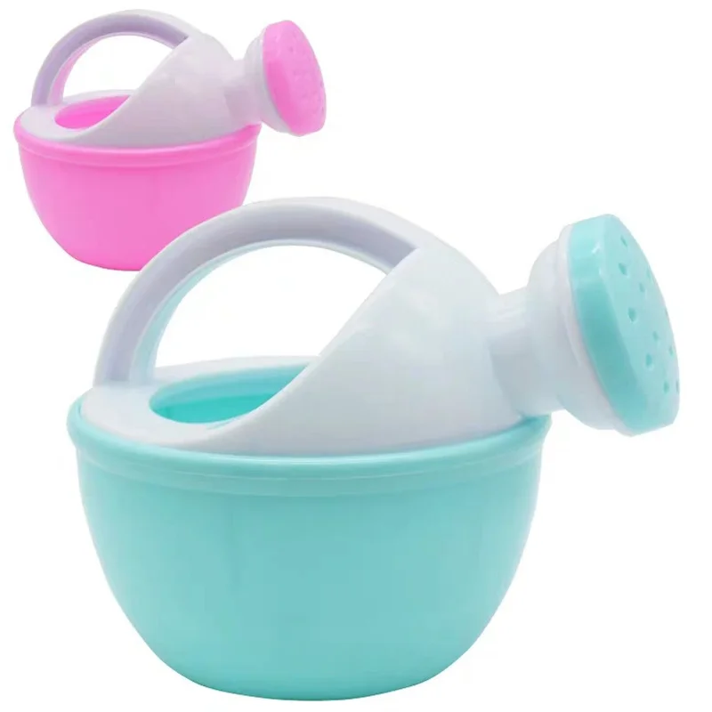 1PCS Random Baby Bath Toy Colorful Plastic Watering Can Watering Pot Beach Toy Play Sand Shower Bath Toy For Children Kids Gift