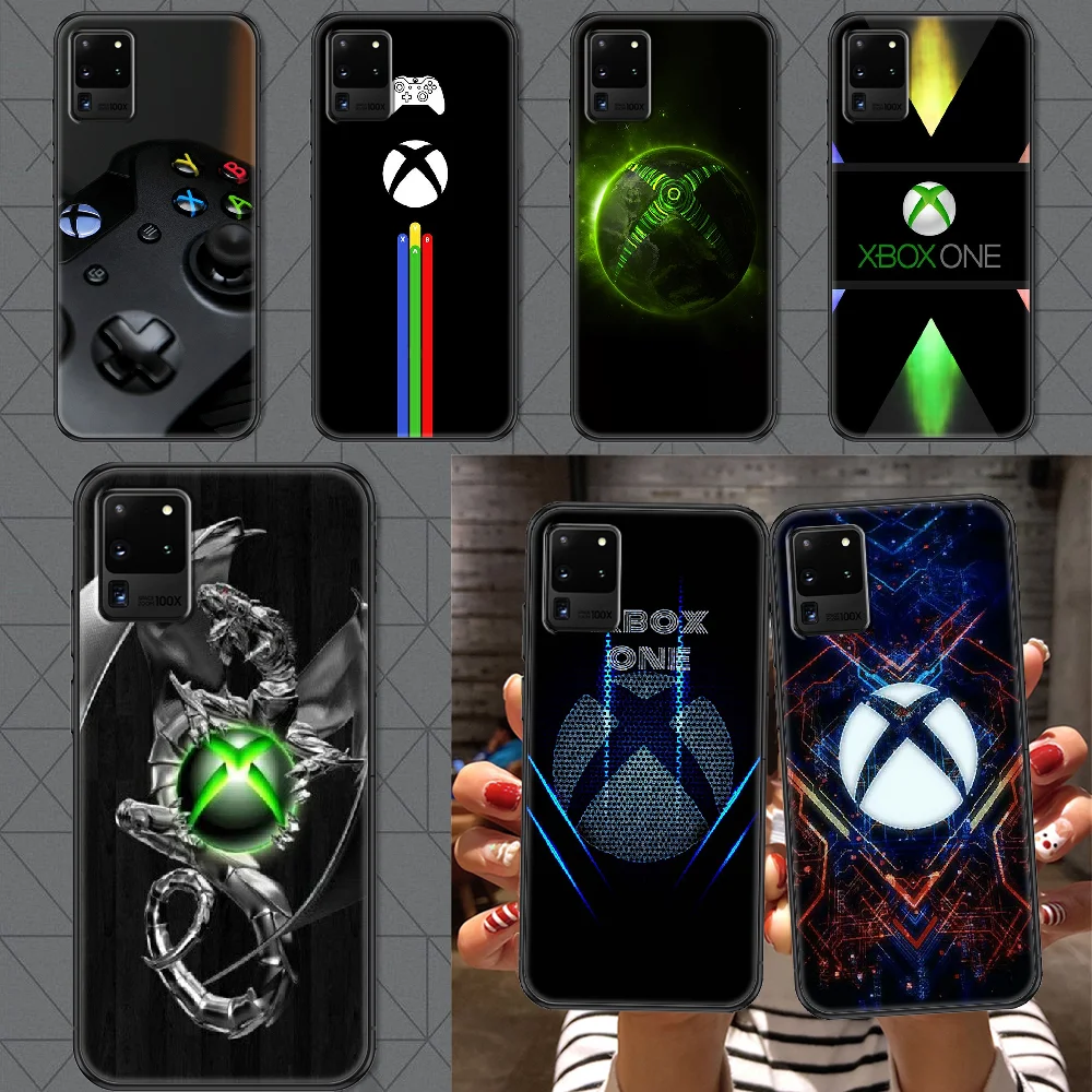 

Games XBOX Phone case For Samsung Galaxy Note 4 8 9 10 20 S8 S9 S10 S10E S20 Plus UITRA Ultra black painting waterproof tpu