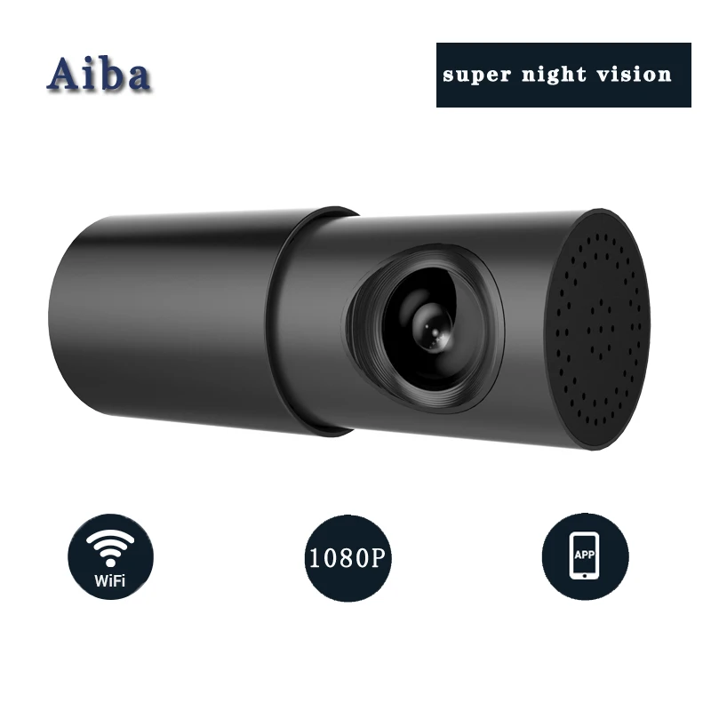 Aiba A10 dash cam Aaba A10 1080P HD рекордер 24H парковка Автомобильный видеорегистратор Wifi приложение 1080P видеорегистратор HD ночное видение g-сенсор DashcamCar 170 градусов широкий угол - Название цвета: Aiba A10 dash cam